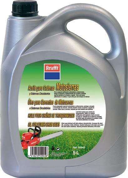 KRAFFT ACEITE CADENA MOTOSIERRA 55945-5 LT.
