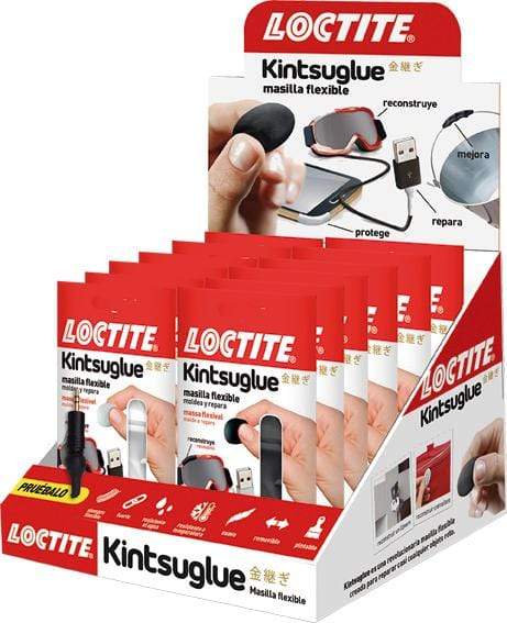 LOCTITE EXPOSITOR LOC KINTSUGLUE MIX BCO/NGR(16)