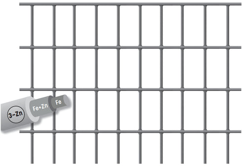 FRIGERIO MALLA ELEC.GALV.VOLIF.13X13X0,9 25X0,60M