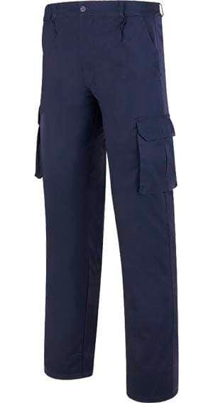 MARCA Pantalón 40 Pantalon Marca de algodón 488PATOP Marino