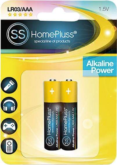 MARCA PILA ALKALINA HOMEPLUSS LR03(AAA) BL(2)