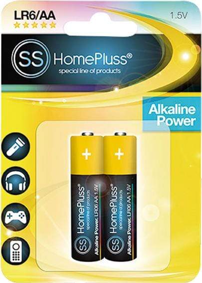 MARCA PILA ALKALINA HOMEPLUSS LR06 (AA) BL(2)
