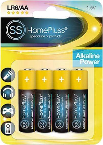 MARCA PILA ALKALINA HOMEPLUSS LR06 (AA) BL(4)