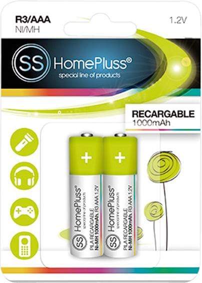 PILA RECARGABLE R03 (AAA) 1000MAH BL(2) - PACK 10 UNIDADES