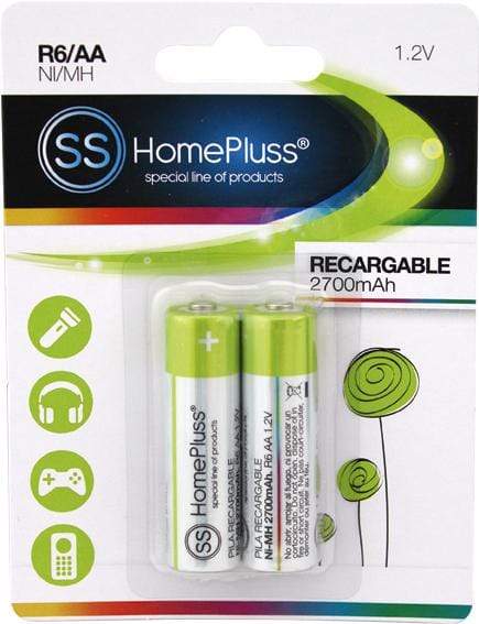 PILA RECARGABLE R06 (AA) 2700MAH BL(2)