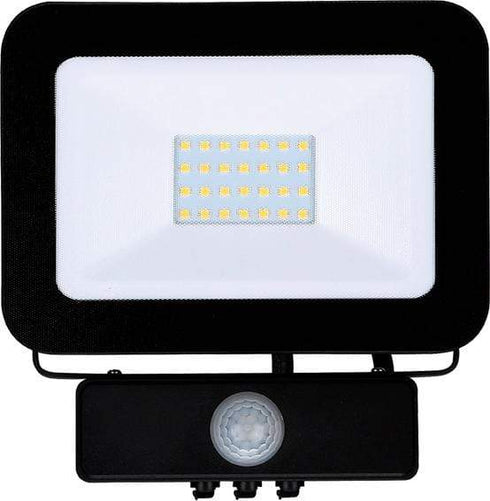 PROYECTOR LED NGR.20W SENSOR 6000K IP65