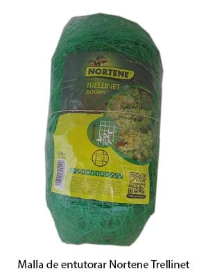 NORTENE 2x10m / Verde / 200mm x 200mm Malla de entutorado Nortene Trellinet
