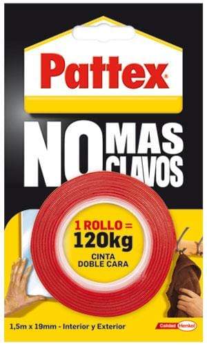 PATTEX PATTEX NO+CLAVOS 12CINTA D.CARA1403701