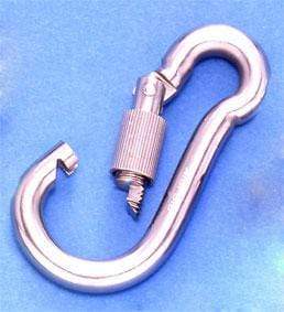 MOSQUETON BOMBER.C/V INOX AISI316 10X100 - PACK 10 UNIDADES