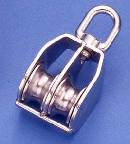 POLEA INOX DOBLE GIRATORIA 50MM - PACK 2 UNIDADES