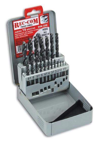 REC-COM JGO.BROCAS HSS DIN 338-1-10X0,50MM DE010