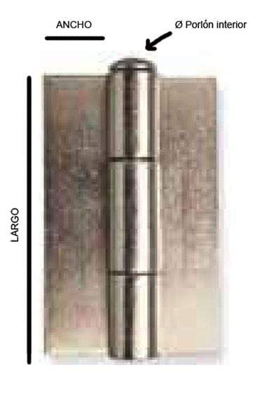 RECENSE BISAGRA SOLDAR LIBRILLO BES12 120