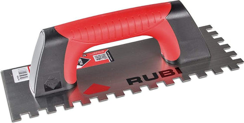 Peine RUBI ACERO 28 cm. (6x6) con mango Rubiflex cerrado