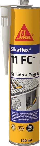 SIKA Blanco - 300cc - 12 Unidades Masilla Sikaflex 11FC Sika - Caja de 12 unidades