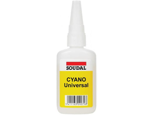 SOUDAL 20gr Pegamento Instantaneo Cyano Universal Soudal - Pack 12 Unidades