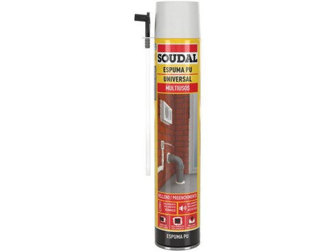 SOUDAL Espuma PU Manual 300 Ml 121651 Soudal - Pack 6 Unidades