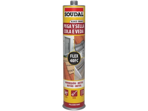 SOUDAL Masilla Poliuretano Pega y Sella 300ml Soudal Pack 12 Unidades