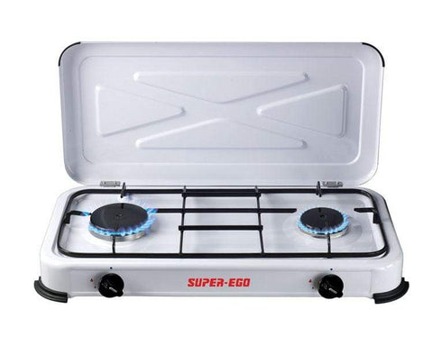 SUPER EGO SUPER EGO COCINA PORTATIL GAS SEH024800 2 FUEGOS