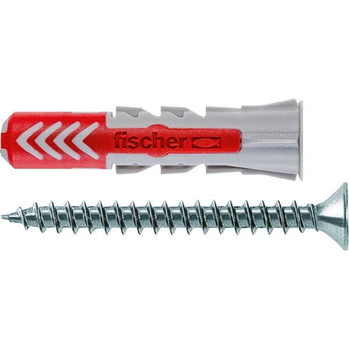 FISCHER TACO C/TORNILLO DUOPOWER 08X040 S - PACK 50 UNIDADES