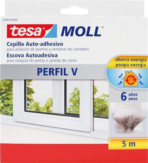 TESA-TAPE AISLAM. PUERT./VENT.PERF.V 05365-5M GRIS