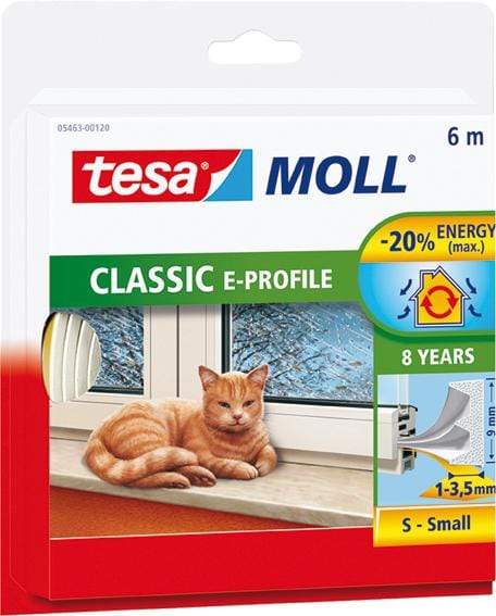 TESA-TAPE BURLETE CAUCHO PERF.E 05463-06MX9MM BLAN