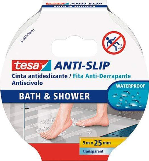 TESA-TAPE CINTA ANTIDESLIZANTE 55533-5X25 TRANSP.
