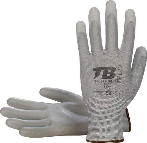 TOMAS BODERO 8 / Gris Guante Tomas Bodero 500 G2P Uretan - Pack de 10 unidades