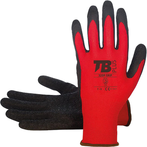 TOMAS BODERO Guante Latex Rugoso 320P Rojo