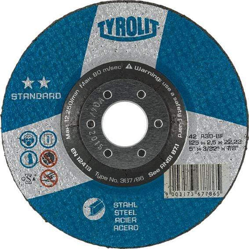 TYROLIT DISCO 42X A30-BF 115X2,5X22X2 STANDARD