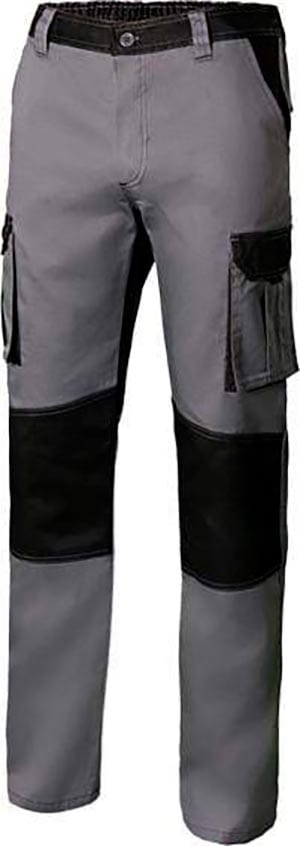 VELILLA Ropa de trabajo T-40 / Gris - negro Pantalón multibolsillo Velilla 103020B
