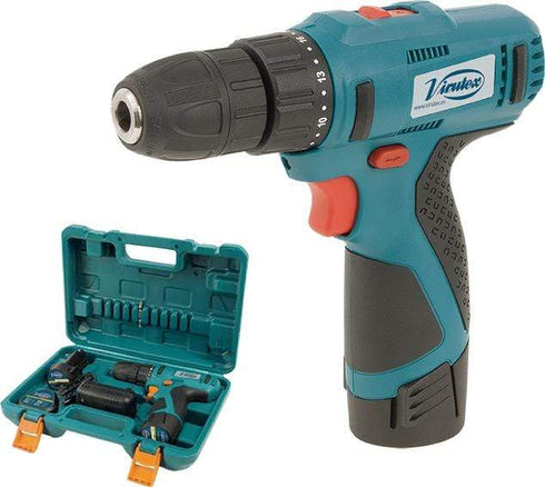 Bateria 12V 1.5Ah Taladro Atornillador Virutex ATB40 12V | 2 baterías 1,5Ah + maletín