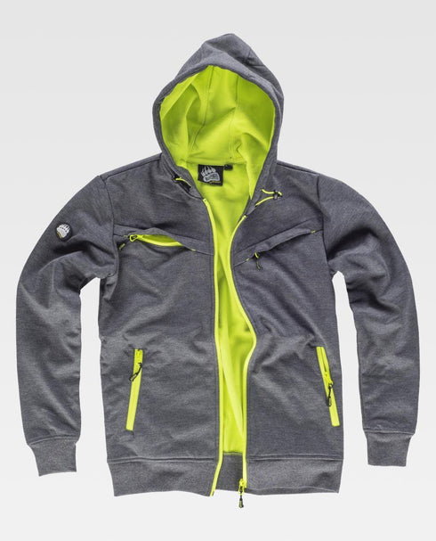 Gris/Amarillo / S Sudadera WorkShell S9482 WorkTeam