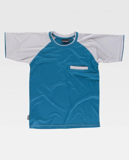 Azul/Blanco / S WorkTeam Camiseta WF1016 · Azul/Blanco, S, M, Negro/Gris, L, XXL, XL